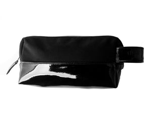 SCENT Beauty Case Small-Black Patent Leather - theabags