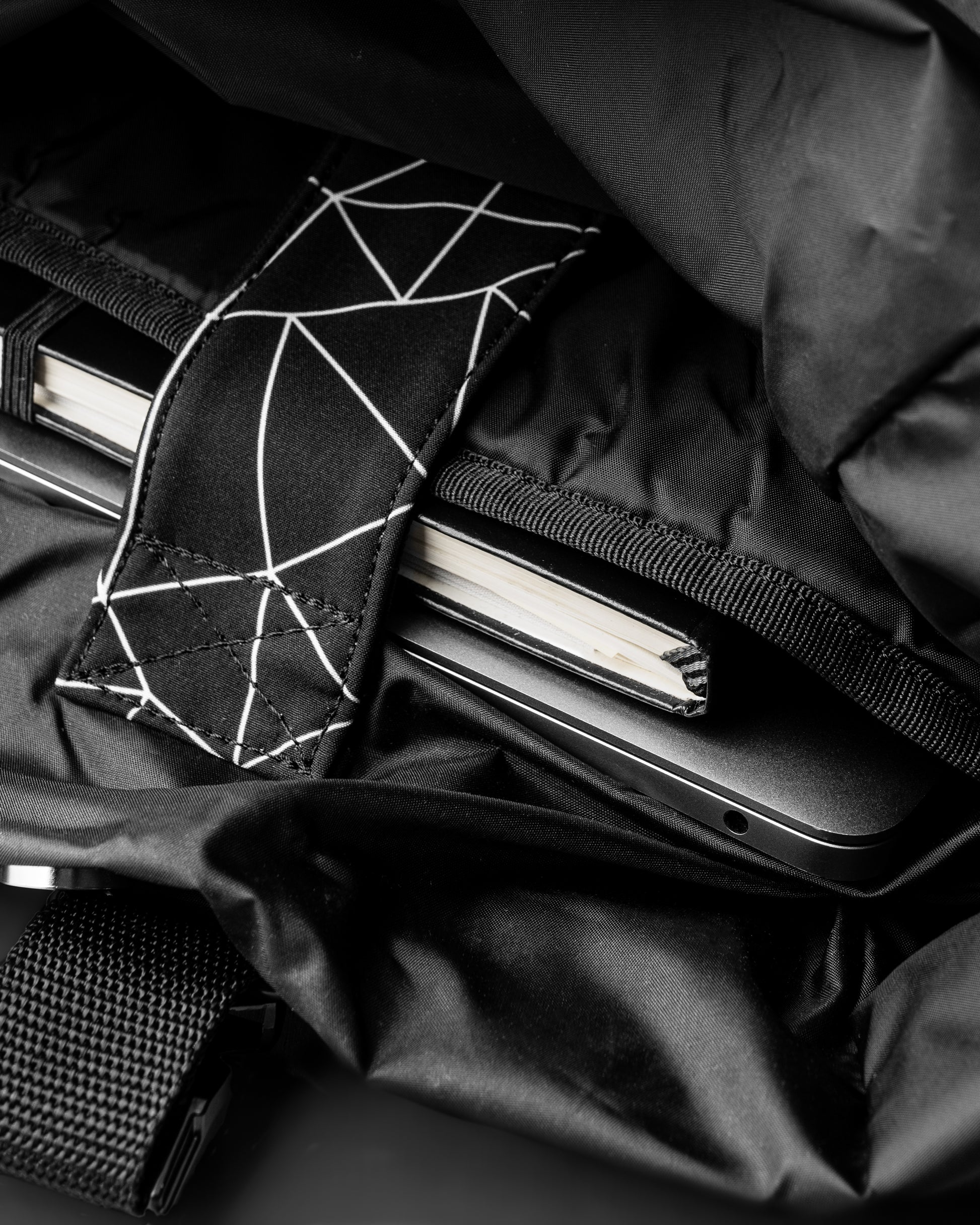 SUMMIT Roll Top Backpack-Geometry - theabags