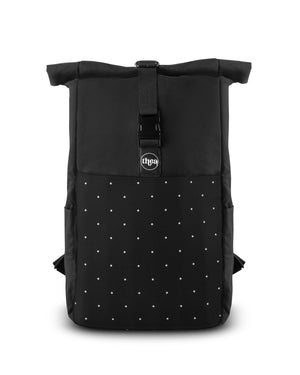 SUMMIT Roll Top Backpack-Polka Dotted - theabags