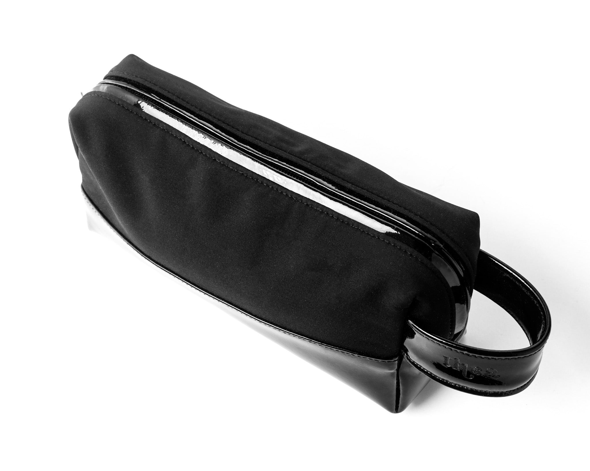 SCENT Beauty Case Small-Black Patent Leather - theabags