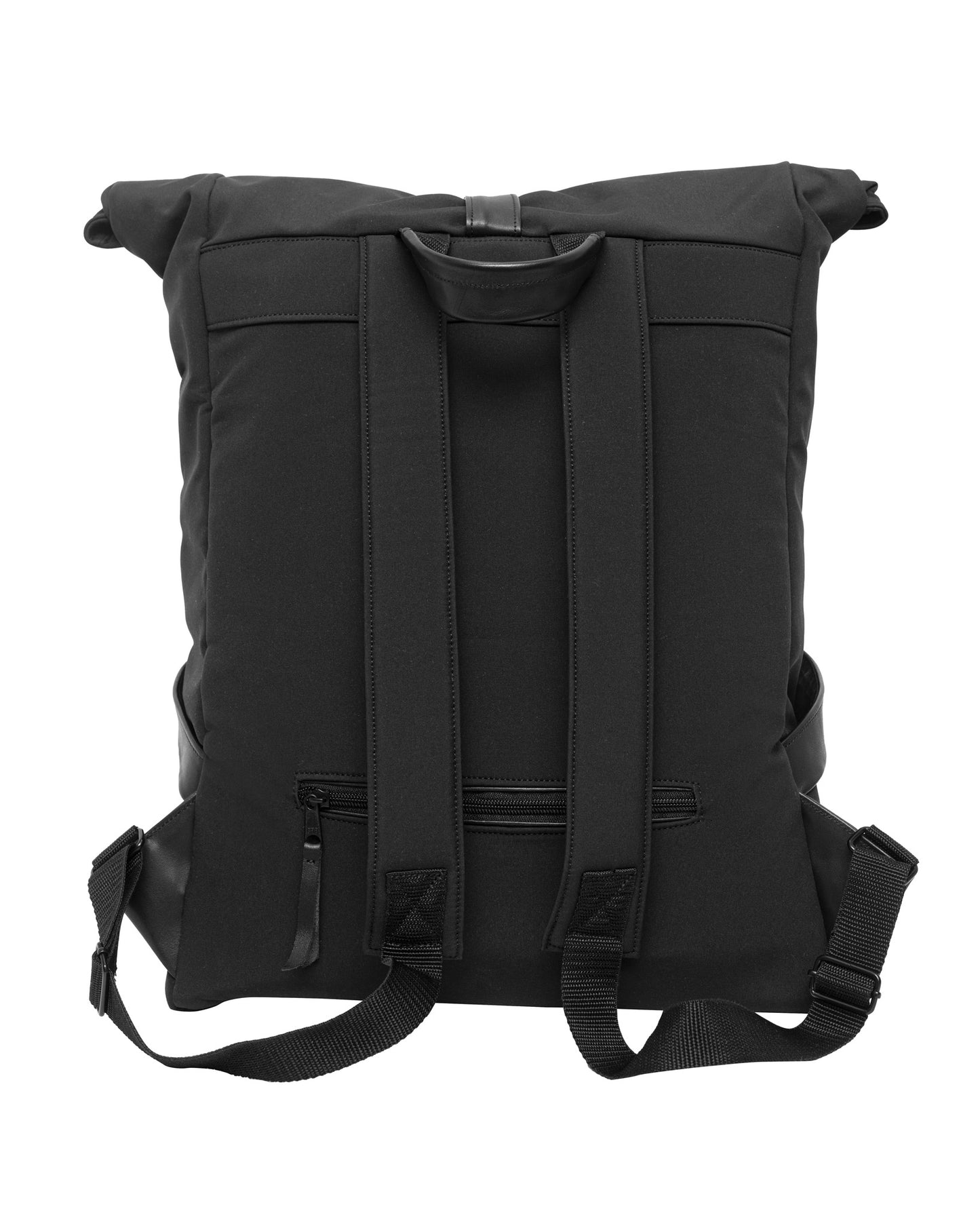 HUNTER Roll Top Backpack-Black - theabags