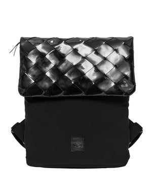 VENOM Backpack-Black Patent Leather - theabags