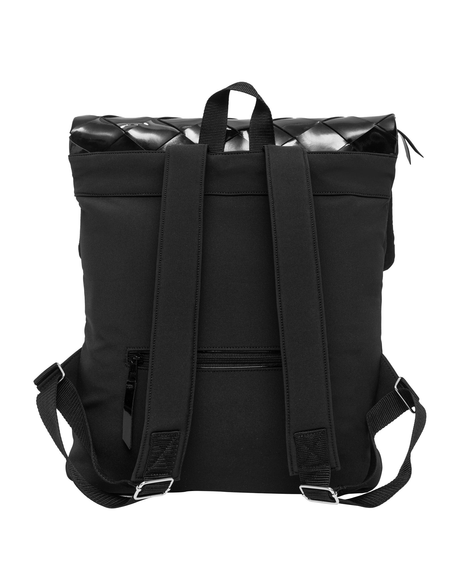 VENOM Backpack-Black Patent Leather - theabags