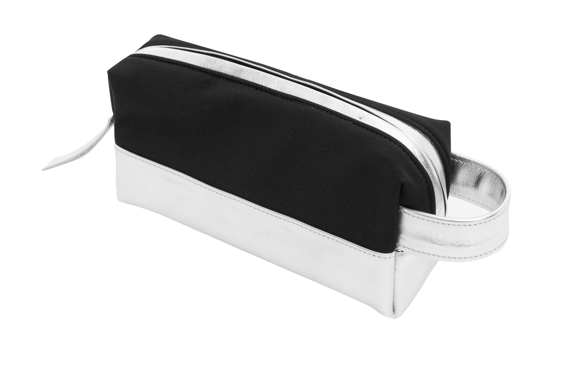 SCENT Beauty Case Small-Black-Silver - theabags